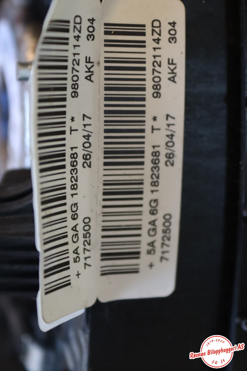 Airbag rattpute til Peugeot 2008 2013-2019 (Type I)  (PEUGEOT|)