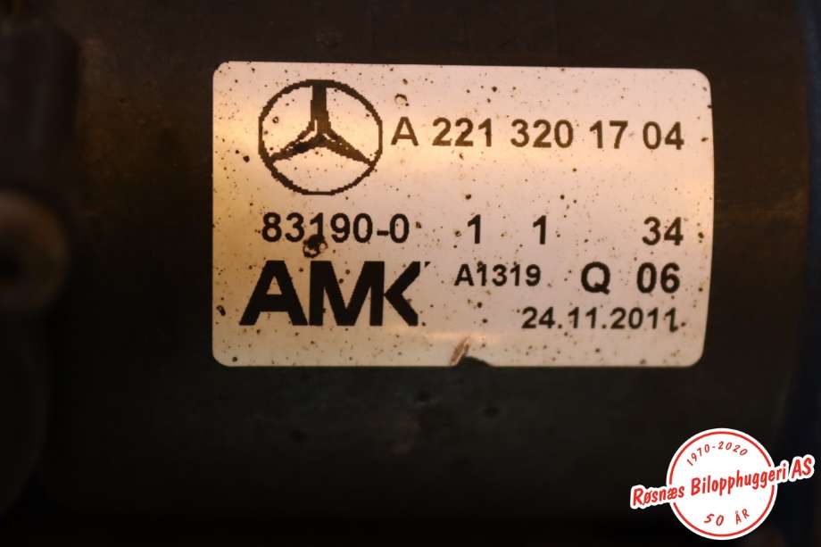 Kompressor nivå/luft til Mercedes S-Klasse 2005-2013 (W221) (W221) (MERCEDES|A 221 320 17 04|)