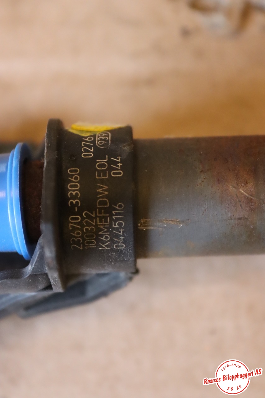 Dyse innsprøyting diesel til Toyota Auris 2010-2012 (Type I, Fase 2) (TOYOTA|23670-33060||0 445 116 044)