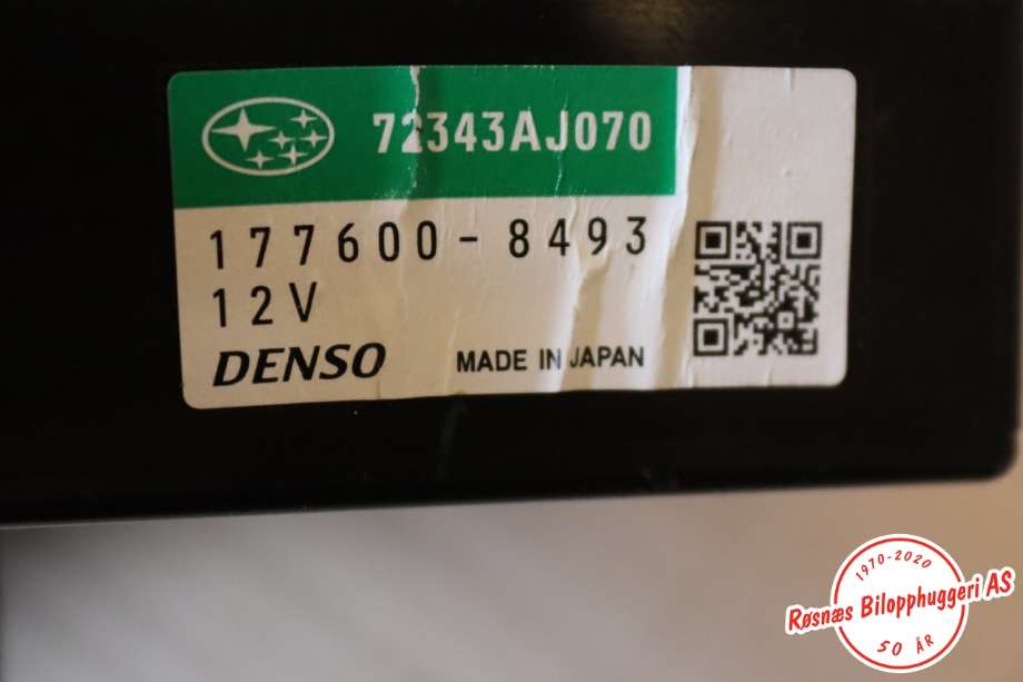 Styreenhet klima/aircondition til Subaru Outback 2009-2014 (Type IV) (SUBARU|72343AJ070||1776008493)