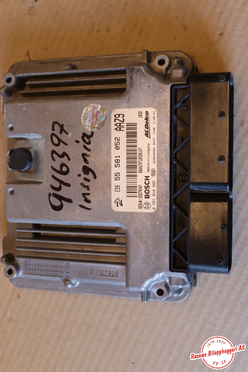 Styreenhet motor til Opel Astra J 2010-2015 (55581052|0281018082|)