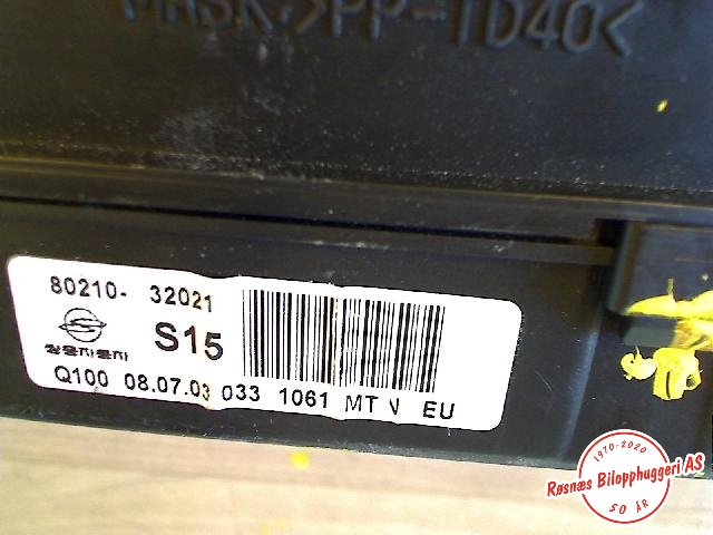 Speedometer til SsangYong Actyon 2007-2013 (SSANGYONG|8021032021|Q100080703033|)