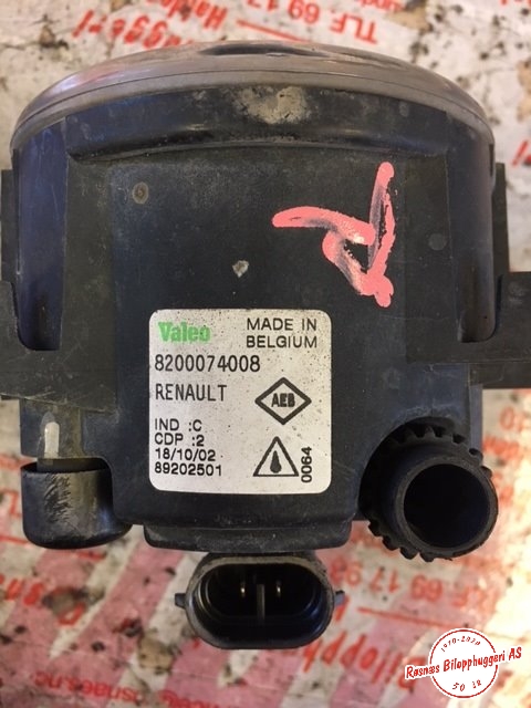Tåkelykt venstre foran til Renault Megane 2003-2005 (Type II, Fase 1)  (RENAULT|8200074008|)