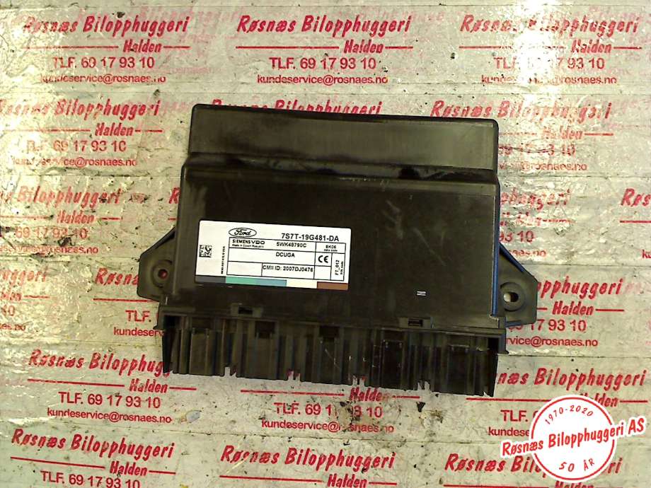 Styreenhet diverse til Ford Mondeo 2007-2010 (Type IV, Fase 1) (FORD|7S7T19G481DA|5WK48790C|)