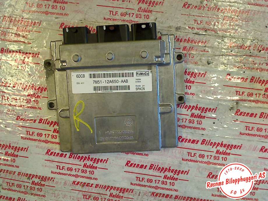 Styreenhet motor til Ford Focus 2004-2007 (Type II, Fase 1) (FORD|7M51-12A650-AAB|7K2840185A|)