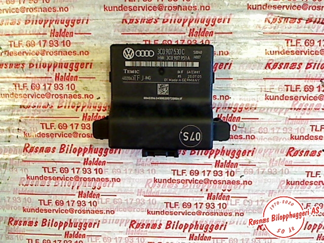 Styreenhet diverse til VW Passat, 2005-2010 (B6) (B6) (VOLKSWAGEN|3C0907530C)