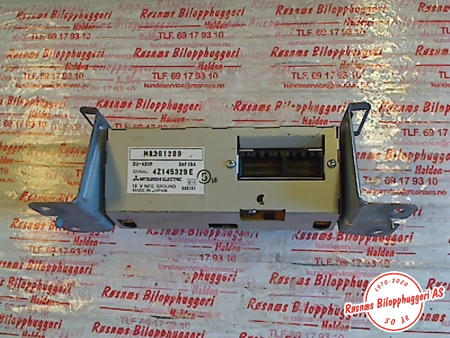 Instrument klokke til Mitsubishi Space Star 1999-2005 (Type I)  (MITSUBISHI|MR381289|4Z145329E|)