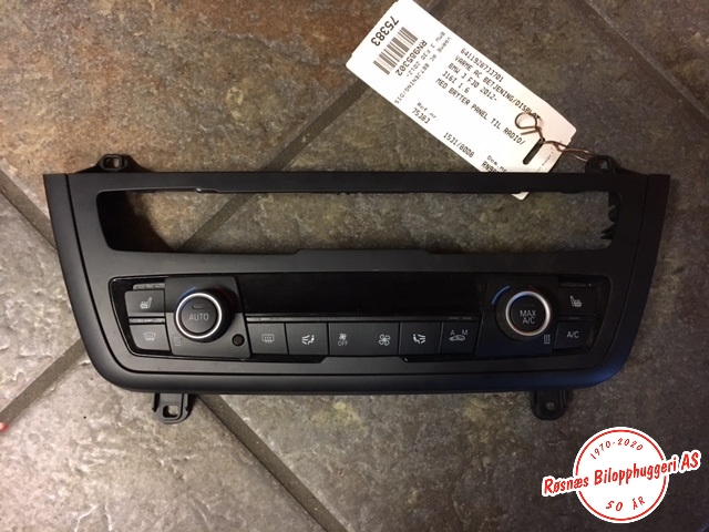 Varmeapparat betjening til BMW 3-Serie, 2012-2018 (F30/F31/F34) (F30/F31/F34) (BMW|6411928733701)
