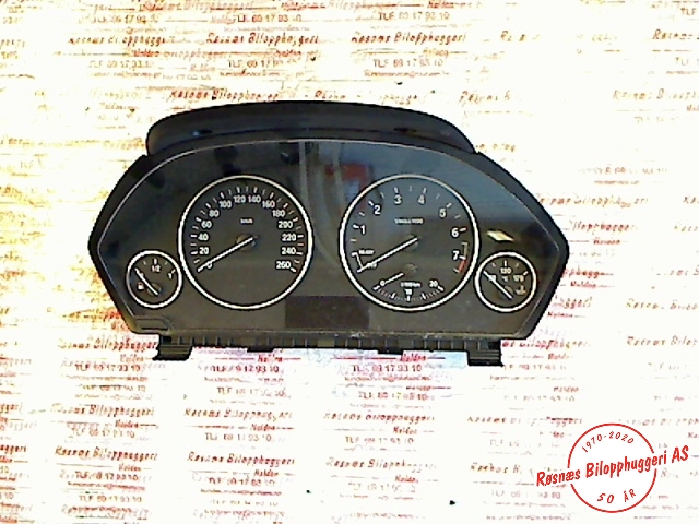 Speedometer til BMW 3-Serie, 2012-2018 (F30/F31/F34) (F30/F31/F34) (BMW|17649411)