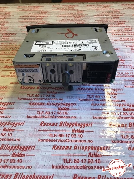 Bilstereo til Renault Clio 2009-2012 (Type III, Fase 2)  (RENAULT|281155473R|7641111391|)