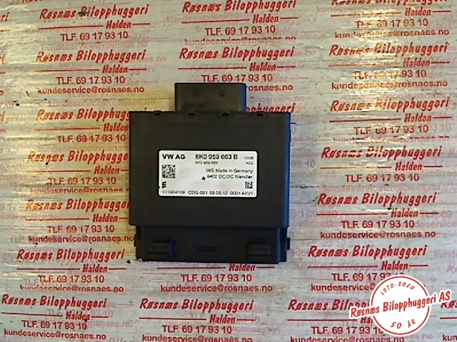 Styreenhet diverse til Audi A4 2007-2014 (Type IV) (B8) (B8) (AUDI|8K0959663B|)