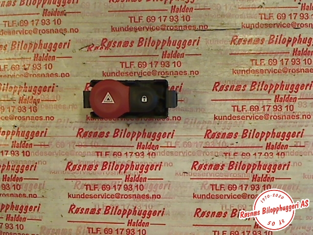 Bryter nødblink til Renault Clio, 2006-2009 (Type III, Fase 1)