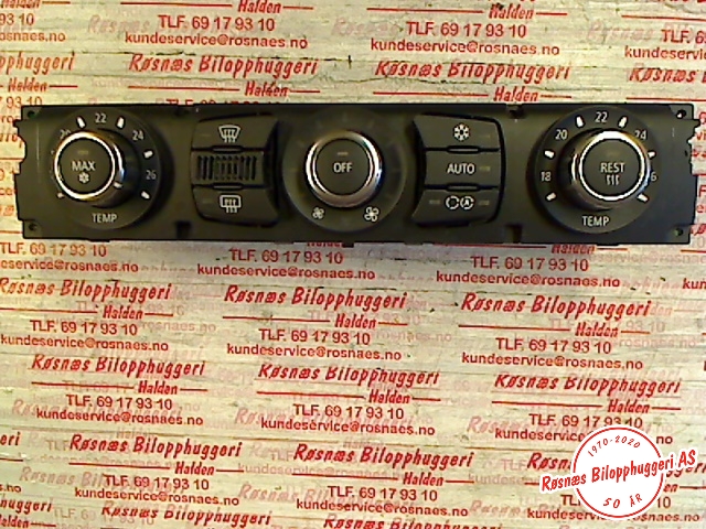 Varmeapparat betjening til BMW 5-Serie 2003-2010 (E60/E61) (E60/E61) (BMW|64119122398-01|64119122396|)