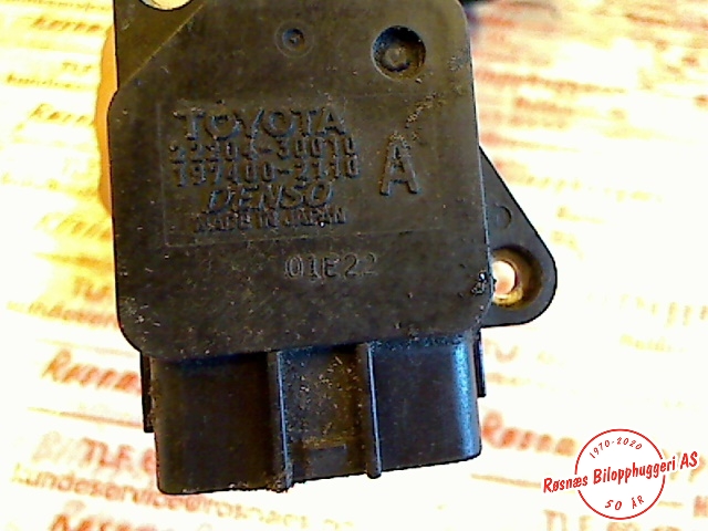 Luftmengde/luftmassemåler til Toyota Land Cruiser 120 2002-2009  (TOYOTA|22204-30010||197400-2110)