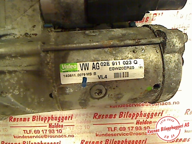 Starter diesel til VW CC 2012-2014 (PASSAT CC) (PASSAT CC) (VOLKSWAGEN|02E 911 023 Q|)