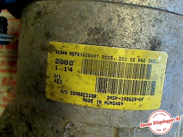 Aircondition kompressor til Ford C-Max 2003-2007 (Type I, Fase 1)  (FORD|6M5H-C A||3M5H-19D629-KF)