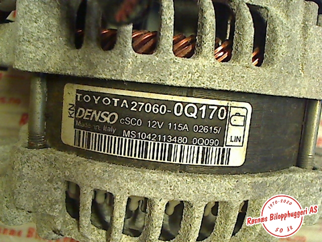 Dynamo til Toyota Aygo 2014-->> (Type II)  (104211 3480||27060-0Q170)