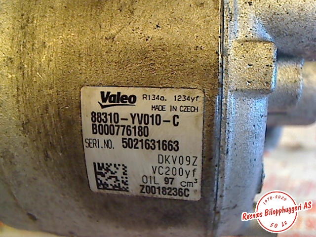 Aircondition kompressor til Toyota Aygo 2014-->> (Type II)  (88310-YV010-C||5021631663)