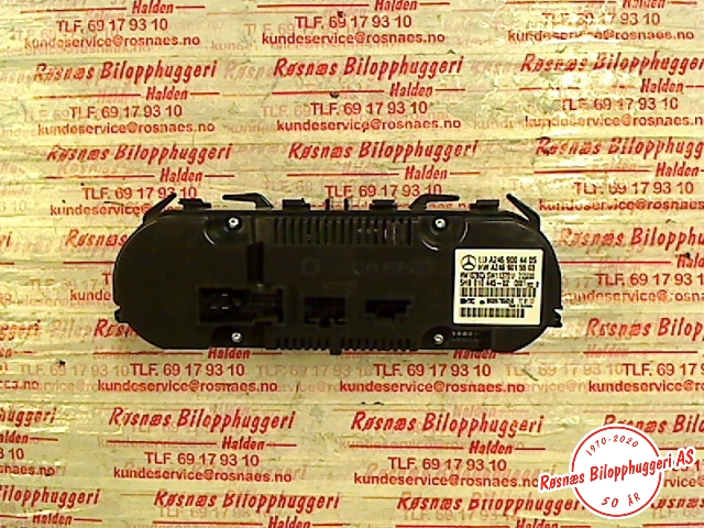 Varmeapparat betjening til Mercedes B-Klasse 2011-2018 (W246) (W246) (MERCEDES|A2469004405|5HB01044502|A2469015503)