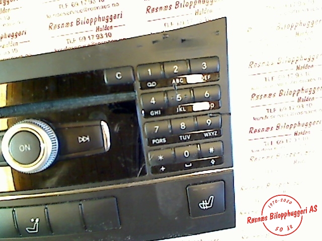 Bilstereo til Mercedes E-Klasse 2009-2013 (Fase 1) (W212) (W212) (MERCEDES|A2129069900|)