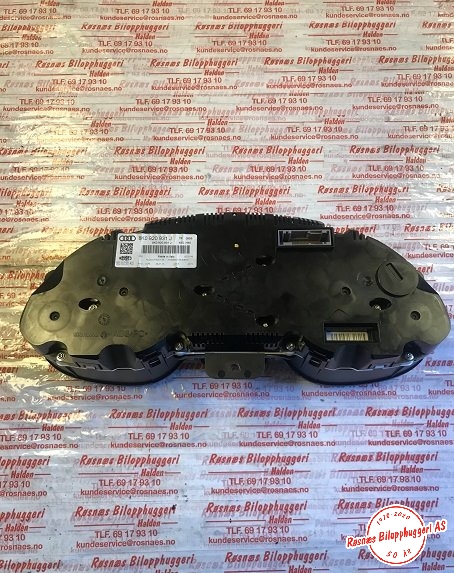 Speedometer til Audi A4 2007-2014 (Type IV) (B8) (B8) (AUDI|8K0920931J|)