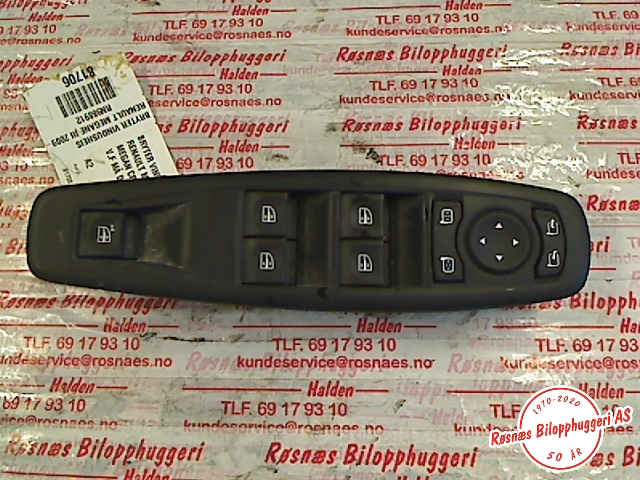 Bryter ruteheis til Renault Megane, 2009-2016 Type III  (RENAULT|)