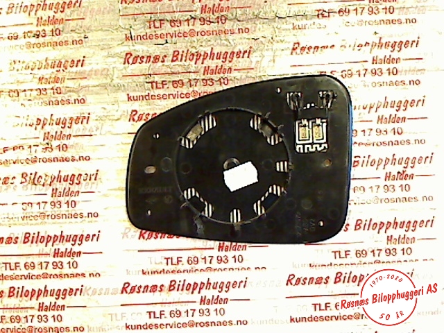 Speilglass høyre til Renault Megane 2009-2016 Type III  (RENAULT|)
