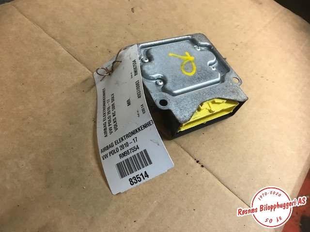 Airbag elektronikk til VW Polo, 2009-2014 (Type V, Fase 1)  (VOLKSWAGEN|)