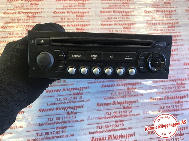 Bilstereo til Peugeot 3008, 2009-2016 (Type I) (PEUGEOT|9666967477)
