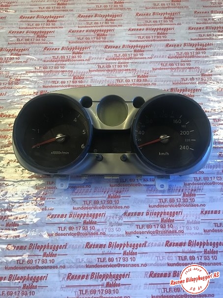 Speedometer til Nissan Qashqai, 2007-2010 (Type I, Fase 1)  (NISSAN|24810JD15A)