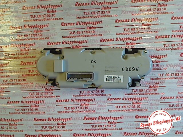 Varmeapparat betjening til Honda CR-V 2007-2012 (Type III)  (HONDA|79600SWYG4|)
