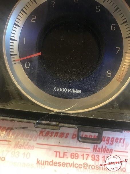 Speedometer til Volvo V60 2010-2013 (Type I, Fase 1)  (VOLVO|31314554AA|)