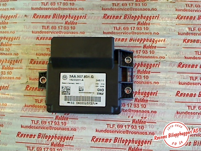 Styreenhet elektrisk parkbrems (EPB - Electric Parking Brake) til VW Passat, 2011-2015 (B7) (B7) (VOLKSWAGEN|3AA907801G)