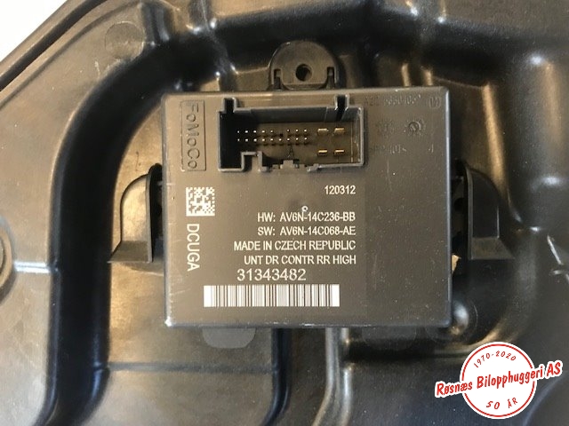 Ruteheis venstre bak til Volvo V60 2010-2013 (Type I, Fase 1)  (VOLVO|31440786|)