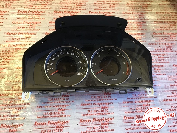 Speedometer til Volvo V60 2010-2013 (Type I, Fase 1) (VOLVO|31343323AA|)