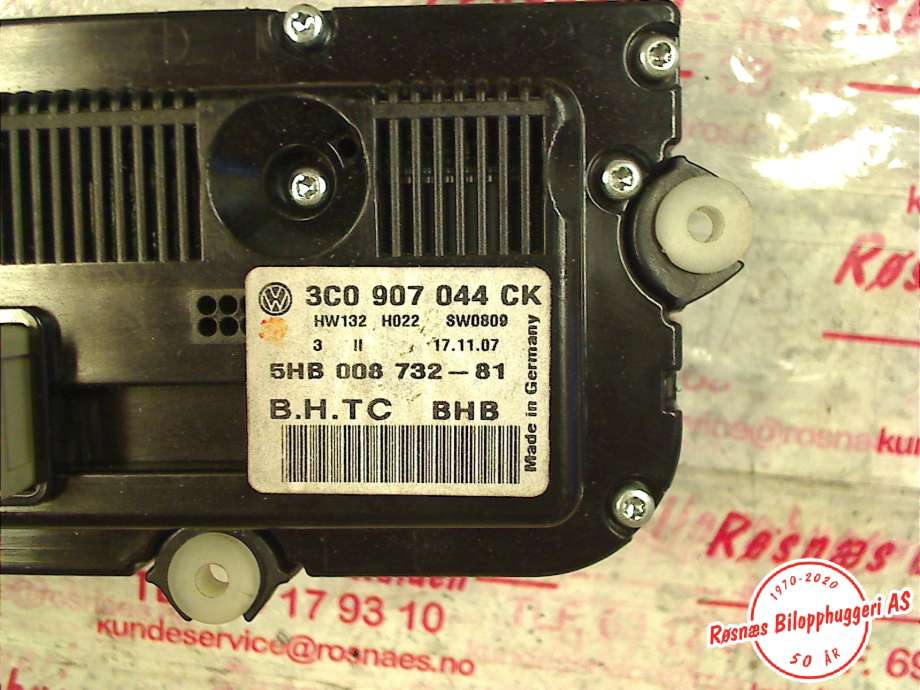 Varmeapparat betjening til VW Passat 2005-2010 (B6) (B6) (VOLKSWAGEN|3C0907044CK|)