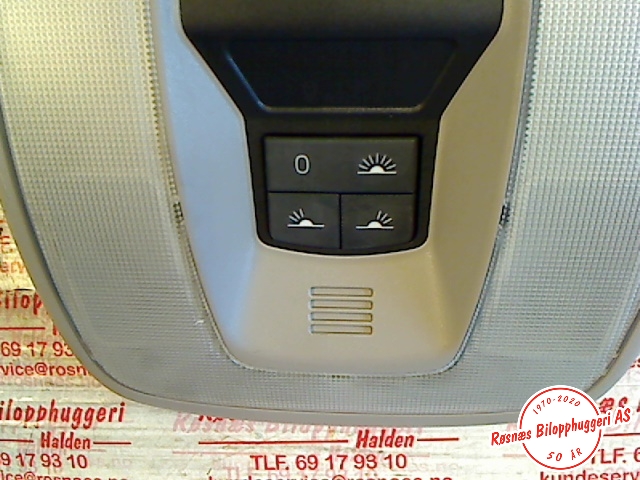 Taklyspanel til Volvo V60 2010-2013 (Type I, Fase 1)  (VOLVO|39806308|)