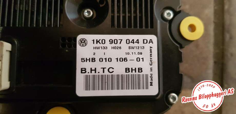 Varmeapparat betjening til VW Touran 2007-2010 (Type I, Fase 2)  (VOLKSWAGEN||1K0907044DA)