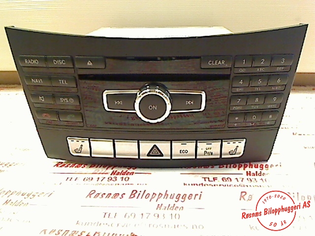 Bilstereo til Mercedes E-Klasse, 2013-2016 (Fase 2) (W212) (W212) (MERCEDES|A2129001826)