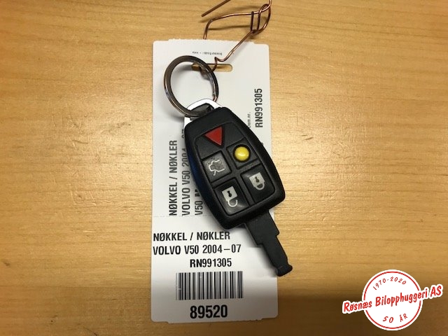 Nøkkel til Volvo V50 2004-2007 (Fase 1) (VOLVO|)