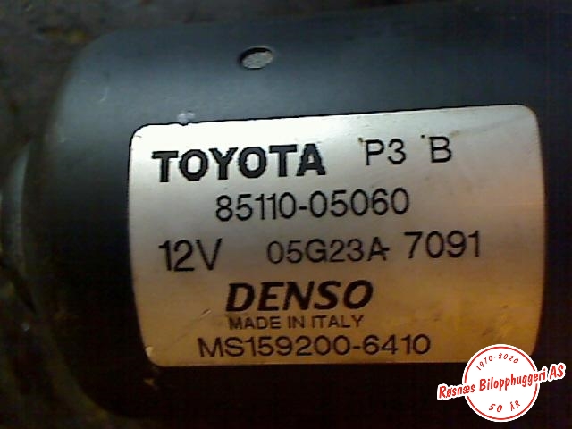 Viskermotor frontrute til Toyota Avensis 2003-2008 (Type II)  (8511005060|MS1592006410|)
