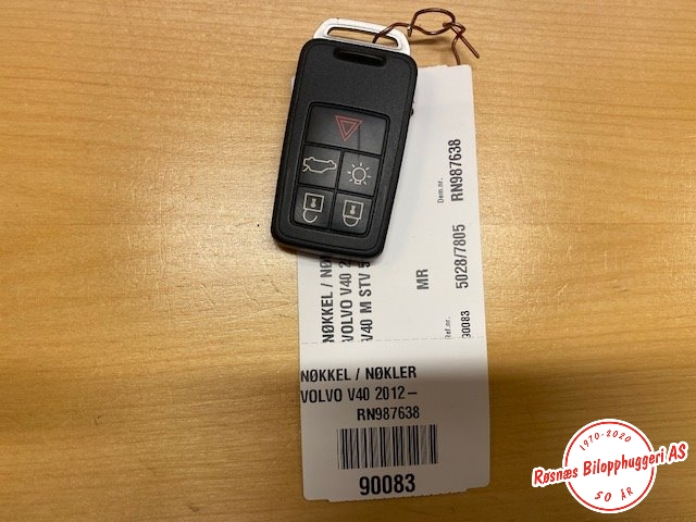 Nøkkel til Volvo V40, 2012-2019  (VOLVO|)