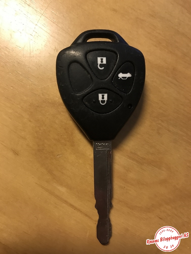 Nøkkel til Toyota Avensis 2009-2015 (Type III, Fase 1) (TOYOTA|)
