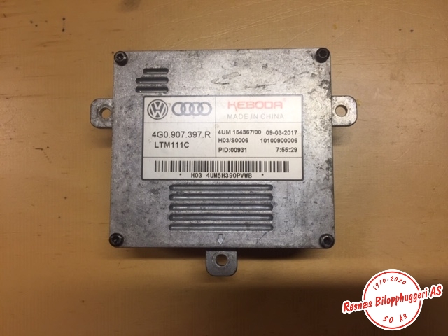 Styreenhet xenon/ballast til Audi A3, 2016-2020 (Type III, Fase 2) (AUDI|)