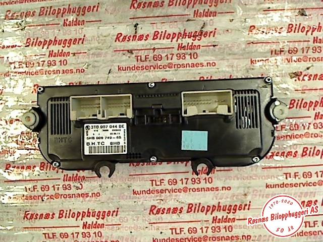 Varmeapparat betjening til Škoda Superb 2008-2015 (Type II) (SKODA|3T0907044BE|)