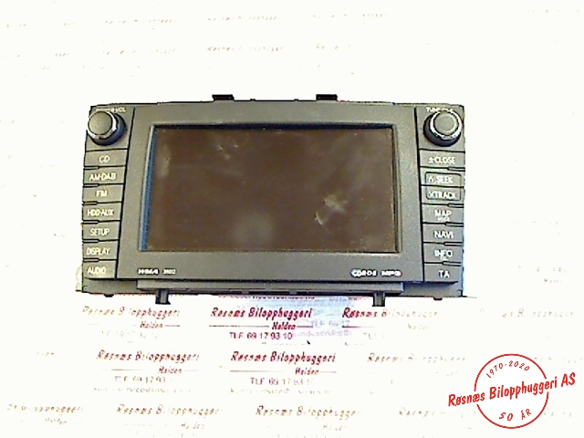 Bilstereo navigasjon til Toyota Avensis 2009-2015 (Type III, Fase 1) (TOYOTA|8611360V640|)