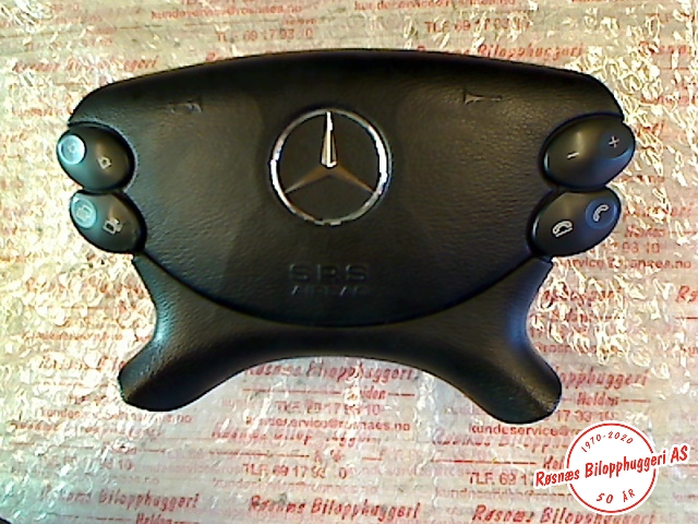 Airbag rattpute til Mercedes E-Klasse, 2006-2009 (Fase 2) (W211) (W211) (MERCEDES|2198601502911601)