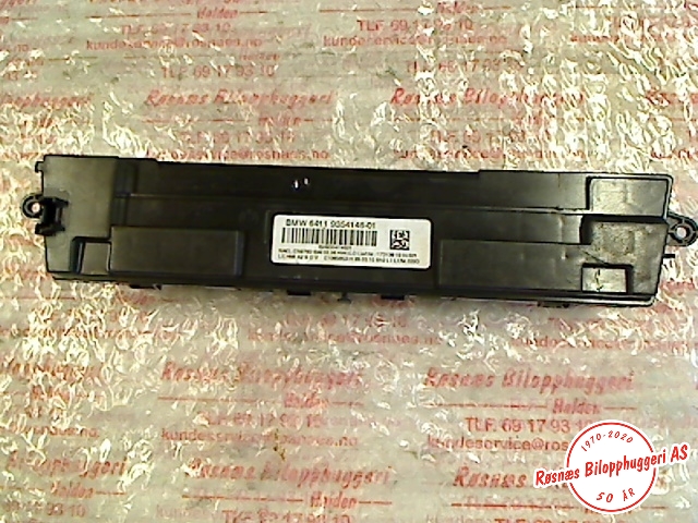 Varmeapparat betjening til BMW 3-Serie 2012-2018 (F30/F31/F34) (F30/F31/F34) (BMW|64119354146-01|)