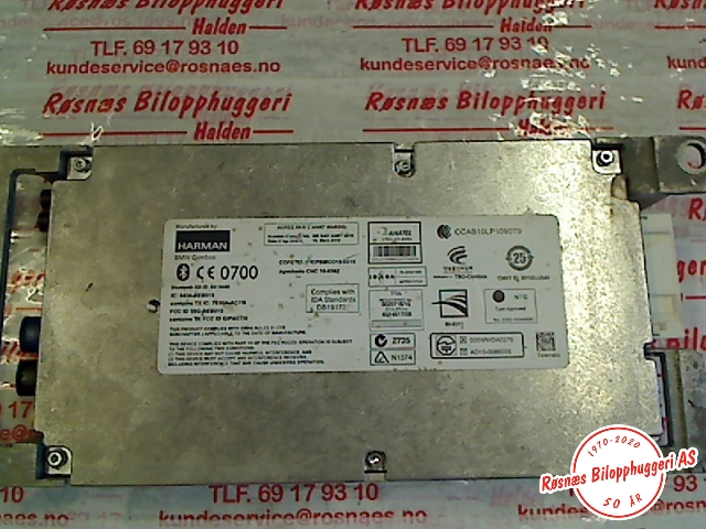 Styreenhet diverse til BMW 3-Serie 2012-2018 (F30/F31/F34) (F30/F31/F34) (BMW|8410925715101|)
