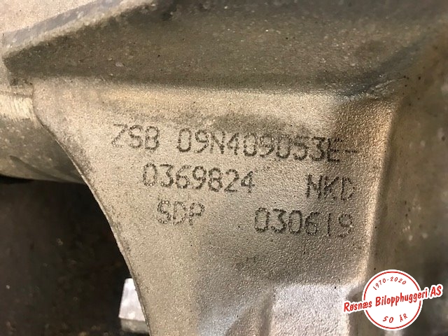 Girkasse 4WD fordelingskasse til VW Transporter / Caravelle 2019-->> (T6.1) (T6.1) (VOLKSWAGEN|NKD|09N409053E|SDP)